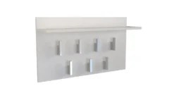 Appendiabiti a muro 70x40x20 cm bianco MIT6
