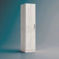 Armadio a colonna 1 anta 40x181x52 cm bianco legno AG44