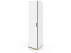 Armadio 1 anta in rovere/bianco AI1020