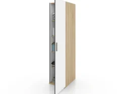 Armadio 1 anta in rovere/bianco AI1020