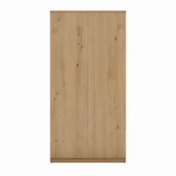 Armadio 2 ante 90x180 cm con ripiani interni rovere AT9