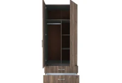 Armadio due ante 80x191 cm con cassetti AI1008