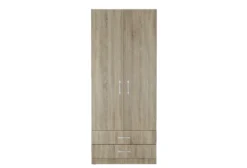 Armadio due ante 80x191 cm con cassetti AI1008