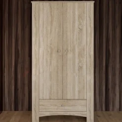 Armadio economico 2 ante in rovere scuro AI1015