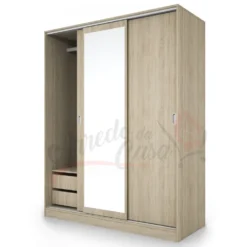 Armadio guardaroba ad ante scorrevoli 150x191 cm AI1006