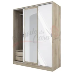 Armadio guardaroba ad ante scorrevoli 150x191 cm AI1006