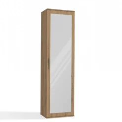 Armadio guardaroba moderno per ingresso rovere MIT4