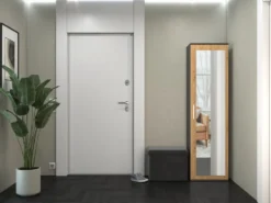 Armadio guardaroba per ingresso rovere e antracite MIT4