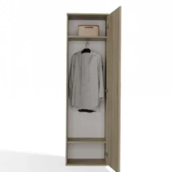 Armadio guardaroba per ingresso rovere chiaro MIT4
