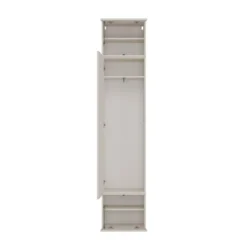 Armadio guardaroba 50x238 cm per ingresso beige cashmere MIT16