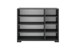 Armadio scarpiera in antracite e rovere naturale ASG4