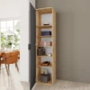 Armadio scarpiera 45x184 cm rovere e grafite 5 ripiani ASI4