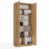 Armadio ufficio moderno 74x180x35 cm rovere AT1