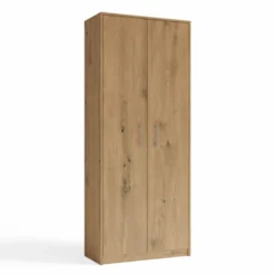Armadio ufficio moderno 74x180x35 cm rovere AT1