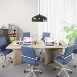 Arredo studio moderno rovere UI2