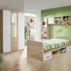 Camera da letto bianca e rovere per ragazzi CBP3