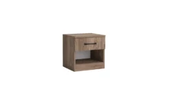 Camera da letto completa con letto alla francese 140x190 cm marrone CMG40