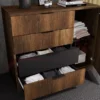 Camera da letto completa legno e antracite CDLI36