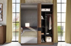 Camera da letto completa legno e antracite CDLI36