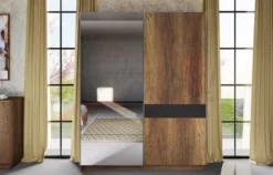 Camera da letto completa legno e antracite CDLI36