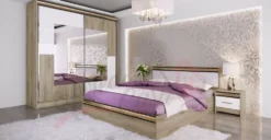 Camera da letto completa rovere chiaro CDLI7036