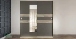 Camera da letto completa rovere/grigio CDLI7024