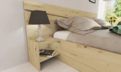 Camera da letto matrimoniale completa 160x200cm colore Rovere CDLI40