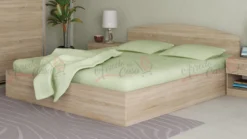 Camera matrimoniale da letto 160x200 completa effetto legno sonoma CMG41