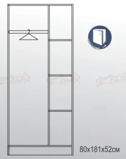 Cameretta 120x190 completa con letto a una piazza e mezza ad angolo rovere e antracite CBG8