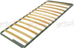 Cameretta 120x190 completa con letto a una piazza e mezza ad angolo marrone CBG8