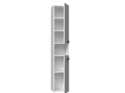 Colonna bagno alta 31x174 con vano a giorno bianco lucido CBT2