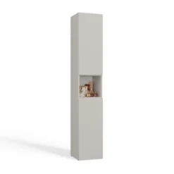 Colonna bagno alta 31x174 con vano a giorno beige cashmere CBT2