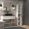 Colonna bagno alta 31x174 con vano a giorno bianco opaco CBT2