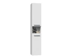 Colonna bagno alta 31x174 con vano a giorno bianco opaco CBT2