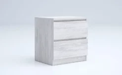 Comodino due cassetti in diversi colori CGA4