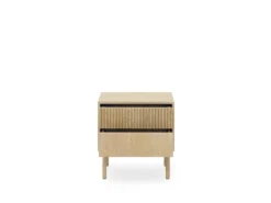 Comodino moderno con cassetto 53,5x55 cm rovere chiaro CMLK12