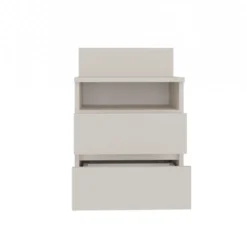 Comodino 40x59 cm con cassetti beige cashmere COT6
