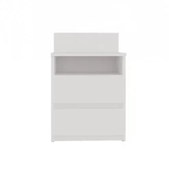 Comodino 40x59 cm con cassetti bianco COT6