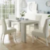 Consolle allungabile moderna made in Italy 46x78x90 cm rovere chiaro CL2