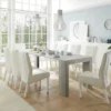 Consolle allungabile moderna 46x78x90 cm Cemento CL2