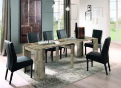 Consolle allungabile moderna Made in Italy 78x78 cm pero CL1