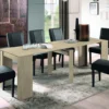 Consolle moderna allungabile Made in Italy 78x78 cm Rovere CL1