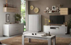 Cubo pensile con anta 55x50 cm rovere chiaro MML4