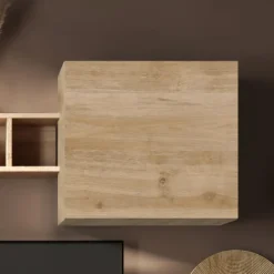 Cubo pensile con anta 55x50 cm rovere chiaro MML4