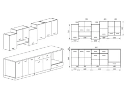 Cucina moderna componibile CI724