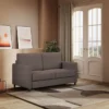 Divano 158x85cm design a due posti con tessuto idrorepellente talpa DI24