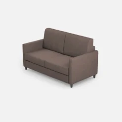 Divano 158x85cm design a due posti con tessuto idrorepellente talpa DI24