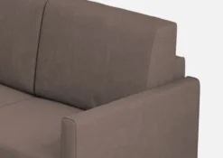 Divano 158x85cm design a due posti con tessuto idrorepellente talpa DI24