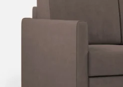 Divano 158x85cm design a due posti per salotto con pouf versatile talpa DI27