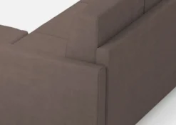 Divano 158x85cm design a due posti per salotto con pouf versatile talpa DI27